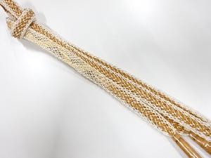 未使用品　正絹　夏手組帯締め